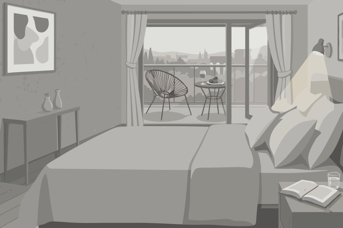 Double Room with Private External Bathroom